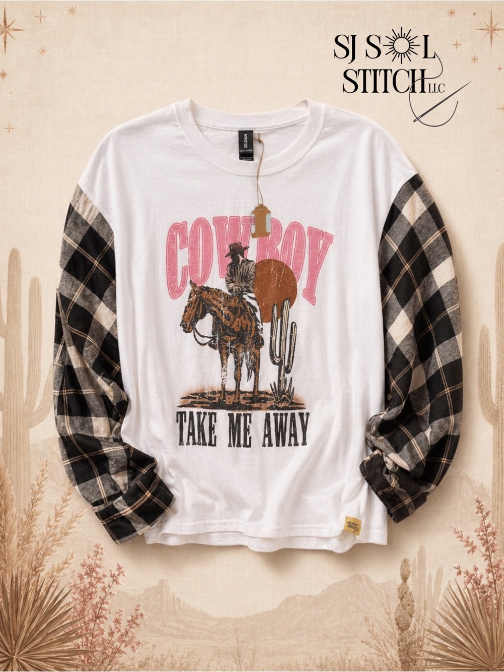 Cowboy Upcycled Flannel
